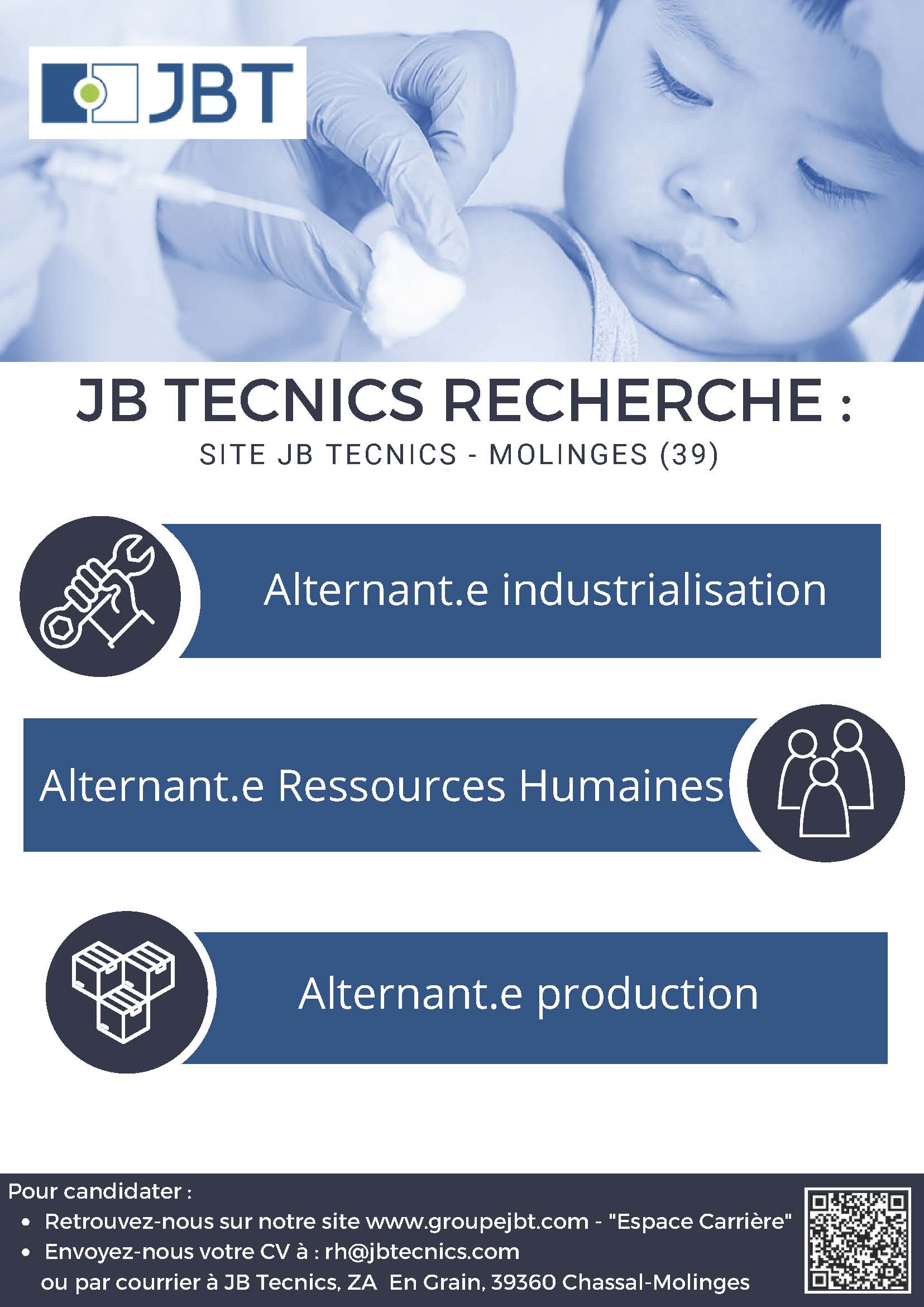 Recrutement JB TECHNICS 2022 04 04