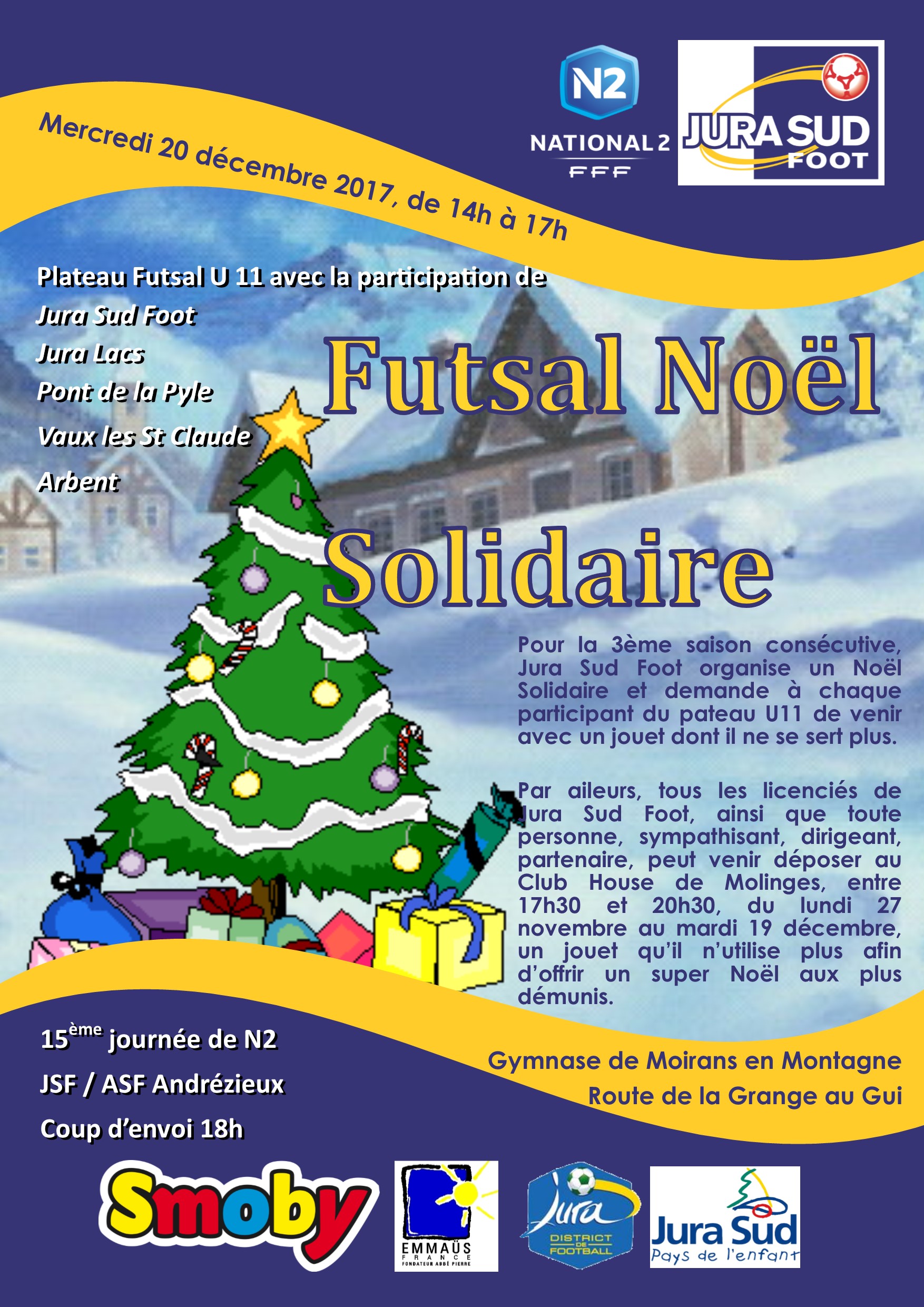 20161217 AFFICHE FESTI FOOT NOEL 2017