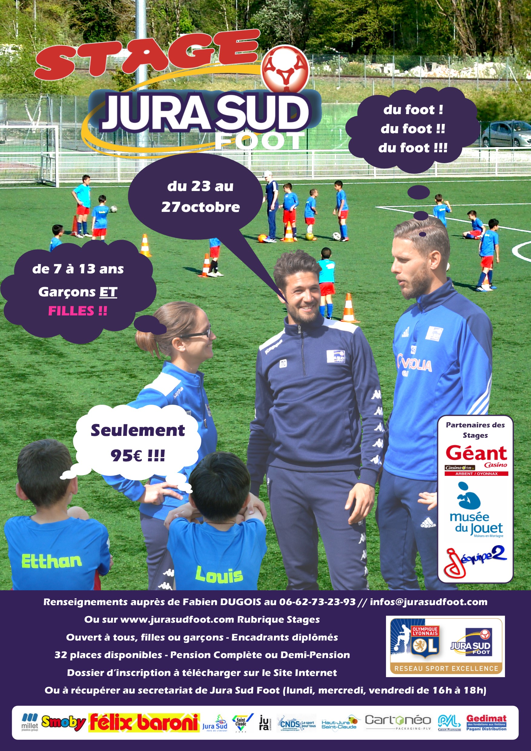AFFICHES STAGES AUTOMNE 2017