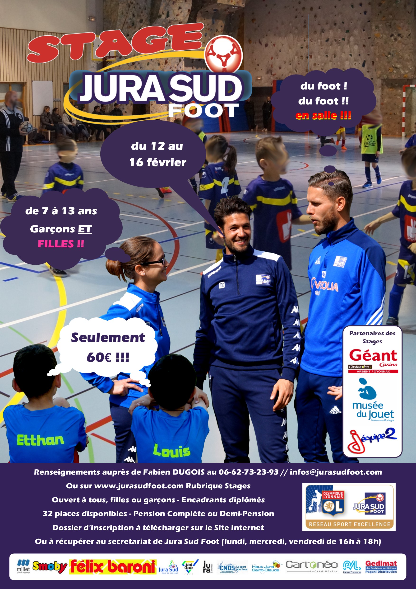 AFFICHES STAGES FEVRIER 2018