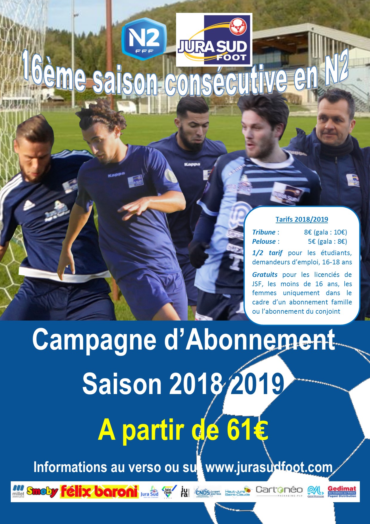 FLYER CAMPAGNE ABONNEMENT 2018 2019 RECTO