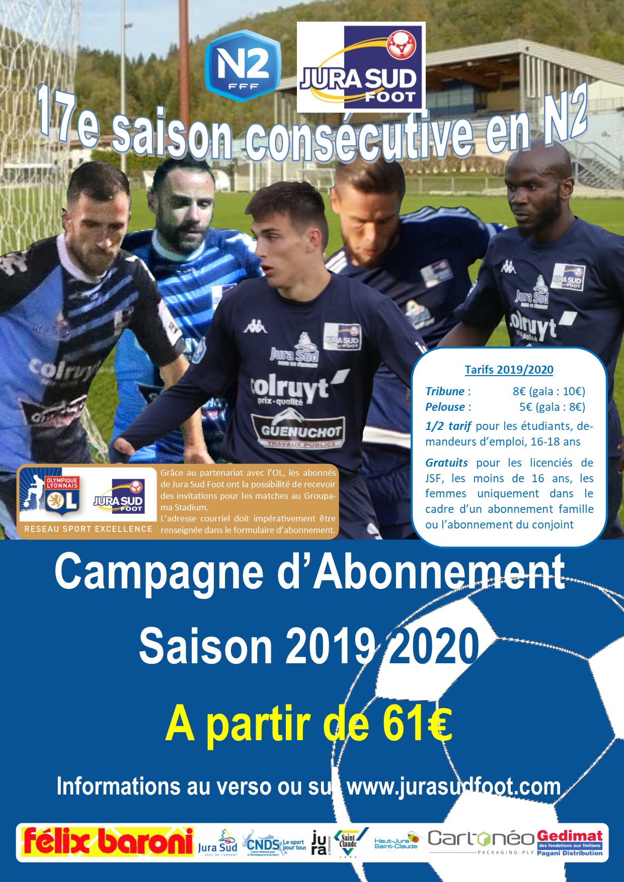 FLYER CAMPAGNE ABONNEMENT 2019 2020 RECTO