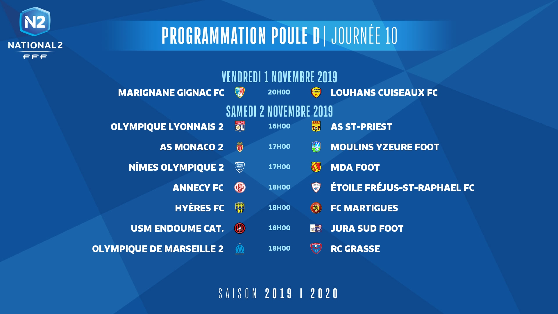 Prog Poule D J10