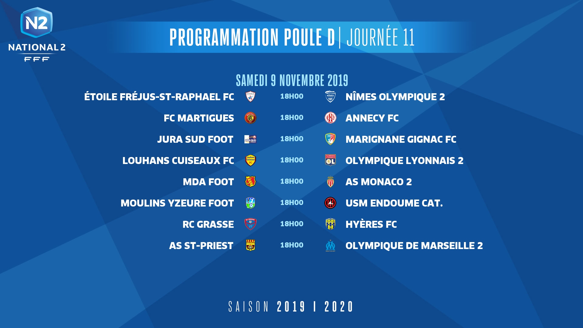 Prog Poule D J11